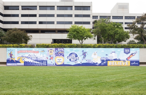 soccer mural 