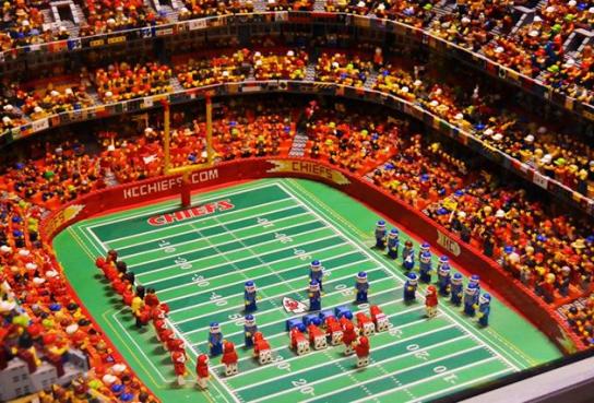 Chiefs best sale stadium lego