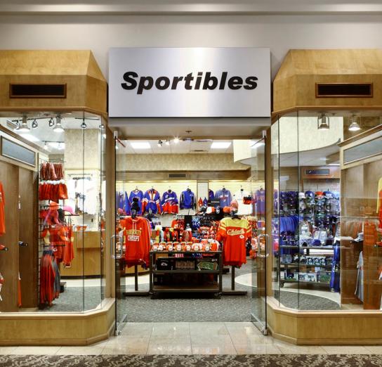Sportibles Front Entrance at Crown Center